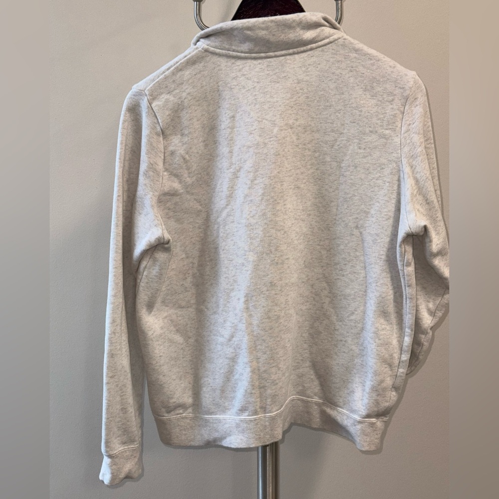 Nike Gray Half-Zip Pullover Sweatshirt Size M - Picture 2 of 4